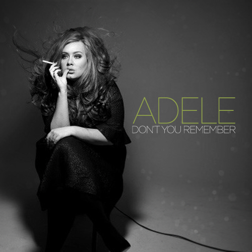 Adele - Don't You Remember piano sheet music